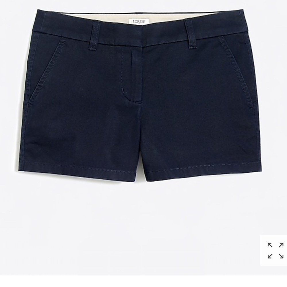 Navy J Crew 4” Chino Short